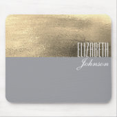 Gouden Monogram Muismat (Voorkant)