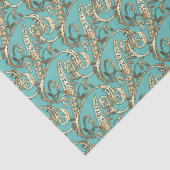   Gouden Monogram P-Weefseldocument Tissuepapier (Detail)