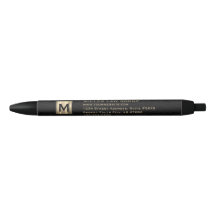 Gouden Monogram Rechtsbureau Pen