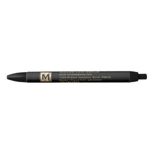Gouden Monogram Rechtsbureau Pen