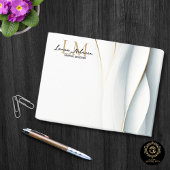 Gouden Monogram Schrift Naam Professioneel Post-it® Notes