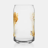 Gouden Monogram V Versierde Lijst Blikvorm Glas (Rechts)
