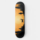 Gouden Moonlight Sereniteit Persoonlijk Skateboard (Voorkant)
