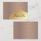 Gouden Moskee Dank je wel kaart Notitiekaartje (Voorkant / Achterkant)