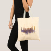 Gouden Moskee onder een Sterrennacht Tote Bag (Voorkant (product))