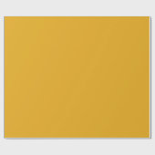 Gouden Mosterd Goud Kleuraccent Cadeaupapier (Vlak)