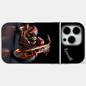 Gouden Motorfiets Reflectie Case-Mate iPhone Case (Achterkant (horizontaal))