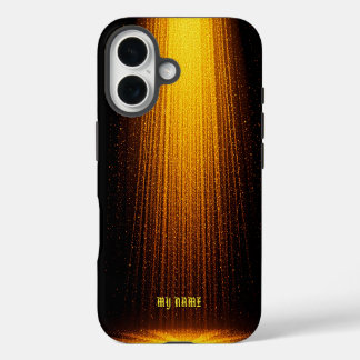 Gouden Mousserende Lichtdouche iPhone 16 Hoesje