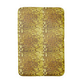 Gouden Mozaïek Elegante Glam Esthetische Luxe Mode Badmat (Voorkant Verticaal)