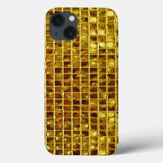 Gouden mozaïek Tegels Elegant Modern Luxury Case-Mate iPhone Case (Achterkant)