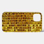 Gouden mozaïek Tegels Elegant Modern Luxury Case-Mate iPhone Case (Achterkant (horizontaal))