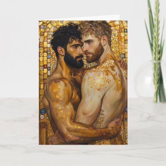 Gouden Mozaïekomhelzing Kaart (Voorkant)