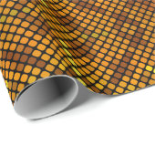 Gouden Mozaïekpatroon Cadeaupapier (Rol Hoek)