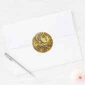 Gouden munt belonen Stickers (Envelop)