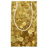 gouden munt collectie klein cadeauzakje (Voorkant)