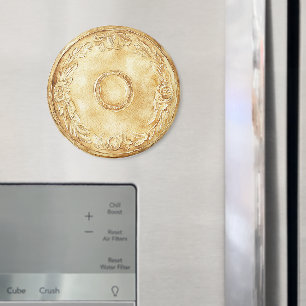 Gouden munt magneet
