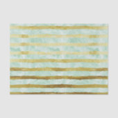 Gouden munt Waterverf strepen Tissuepapier (Voorkant)