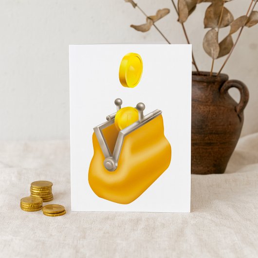 Gouden Munten Buidel Kaart