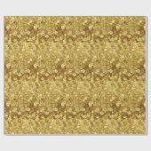 Gouden munten cadeaupapier (Vlak)