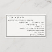 Gouden Munten Financiering Investeringen en Boekho Visitekaartje (Achterkant)