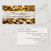 Gouden Munten Financiering Investeringen en Boekho Visitekaartje (Voorkant / Achterkant)