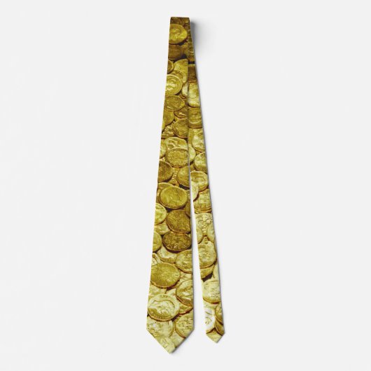 Gouden munten stropdas (Voorkant)