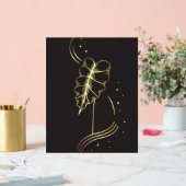 Gouden muur kunst acryl bord (Huwelijk)