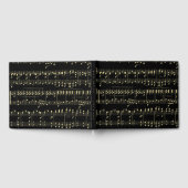 Gouden muziek op zwart gastenboek (Volledig)