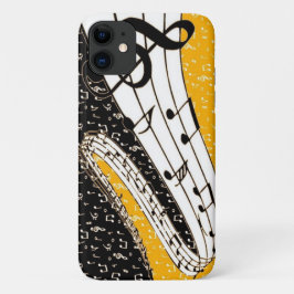 Gouden muziek thema Case-Mate iPhone case