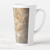 Gouden muzieknoten Digitale kunst Latte Mok (Rechts)