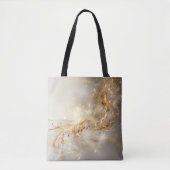 Gouden muzieknoten Digitale kunst Tote Bag (Voorkant)