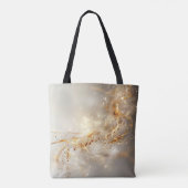 Gouden muzieknoten Digitale kunst Tote Bag (Achterkant)