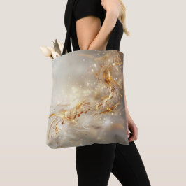 Gouden muzieknoten Digitale kunst Tote Bag