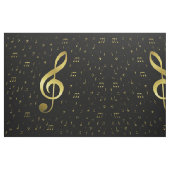 gouden muzieknoten stof (Fat Quarter)