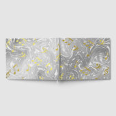 gouden muzieknoten Weddenschap, feestelijk Gastenboek (Volledig)