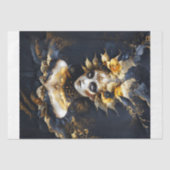 Gouden Mystiek - De Koningin van Schaduwen Decoupa Tissuepapier (Voorkant)