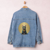Gouden Mystieke Kat Denim Jas Denim Jacket (Hangar)