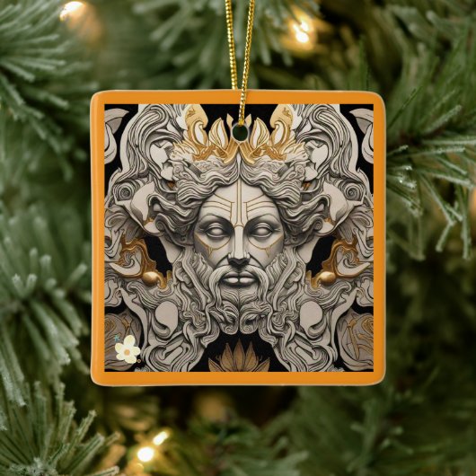 "Gouden mythologie" Keramisch Ornament (Boom)