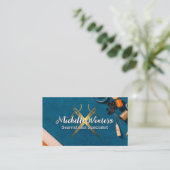 Gouden Naaimachines | Naaiset Gereedschap Visitekaartje (Staand voorkant)