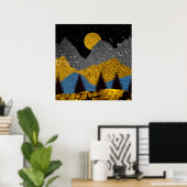 Gouden Nacht Poster (Thuiskantoor)