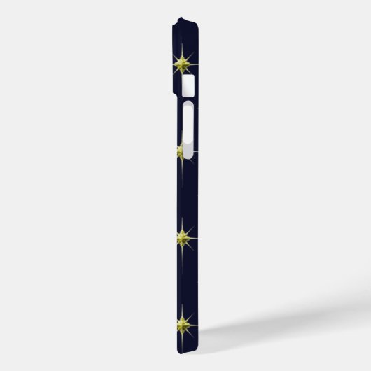 Gouden Nacht Sterren Patroon Case-Mate iPhone Case (Achterkant / Links)