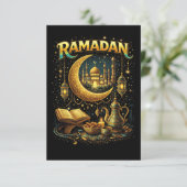Gouden Nachten van Ramadan Bedankkaart (Staand voorkant)