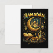 Gouden Nachten van Ramadan Bedankkaart (Voorkant / Achterkant)