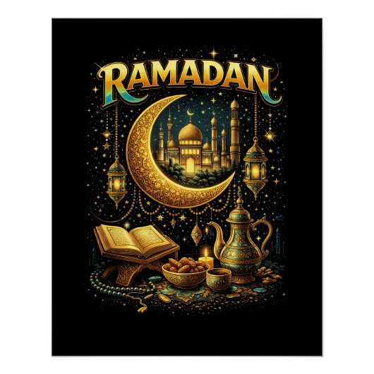 Gouden Nachten van Ramadan Perfect Poster (Voorkant)