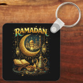 Gouden Nachten van Ramadan Sleutelhanger (Achterkant)