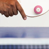 Gouden namaak glitters witte vlinder pingpongbal (Peddel)