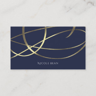 Gouden namaakfolie & Elke kleur elegante chic glam Visitekaartje