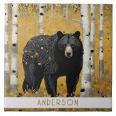 Gouden Natuur Keramische Tegel Tegeltje (Voorkant)