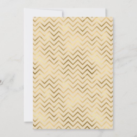 Gouden nautische bruiloft kaart (Achterkant)