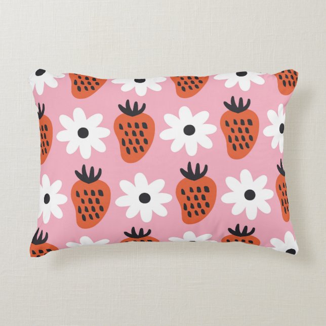 Gouden neon, abstracte kleurrijke lichten. accent kussen (Voorkant)